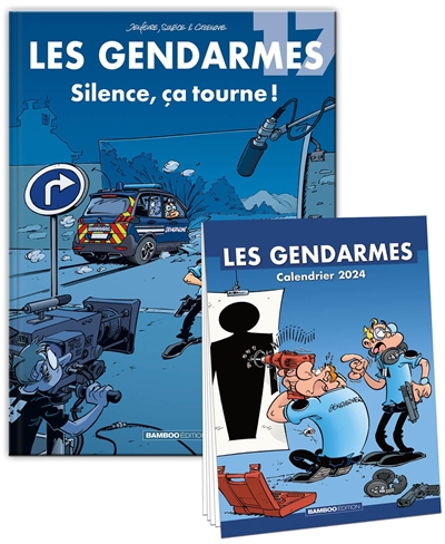 Les gendarmes : pack volume 17 + calendrier 2024
