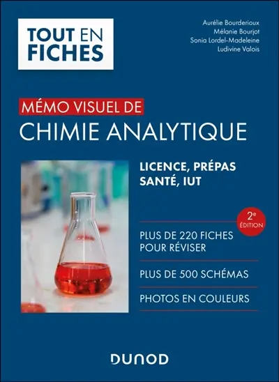 Mémo visuel de chimie analytique : licence, prépas, santé, IUT Mémo visuel de chimie analytique : licence, prépas, santé, IUT