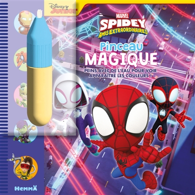 marvel spidey et ses amis extraordinaires : pinceau magique (spidey team)