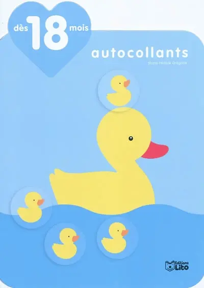 Autocollants, dès 18 mois, bleu