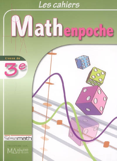 Les cahiers Mathenpoche : classe de 3e