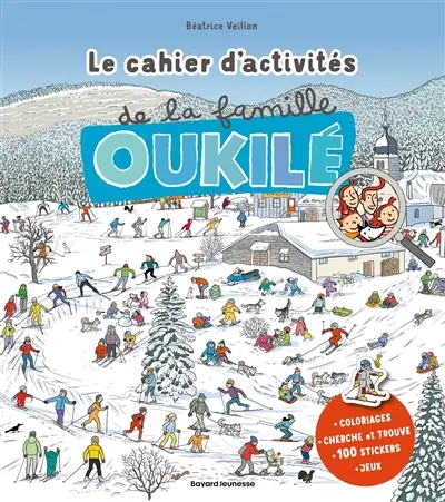 Le cahier d'activités de la famille Oukilé : hiver