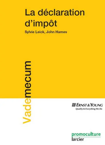 La déclaration d'impôt
