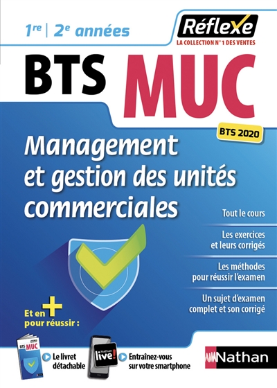 Management et gestion des unités commerciales, BTS MUC, 1re 2e années