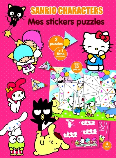 Sanrio characters : mes stickers puzzles