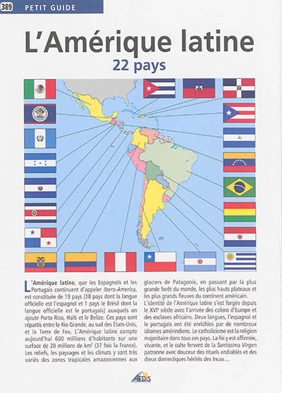 L'Amérique latine : 22 pays