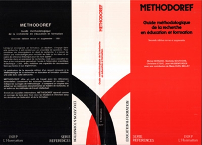 Méthodoref : guide méthodologique de la recherche en éducation et formation