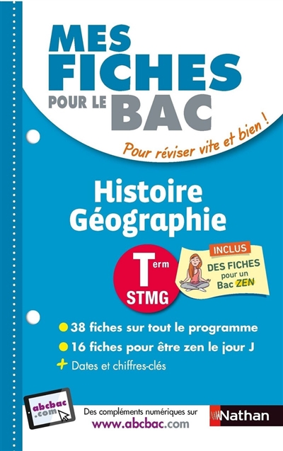Histoire géographie terminale STMG