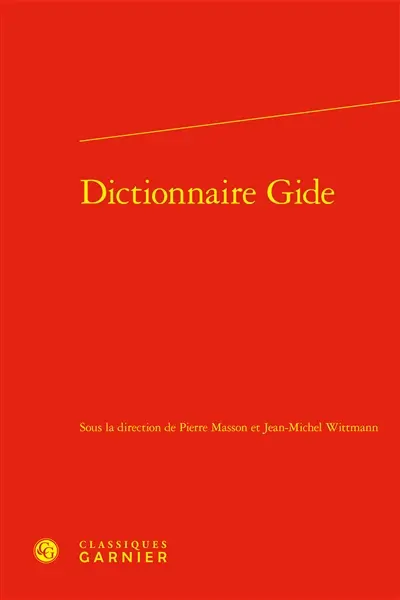 Dictionnaire Gide