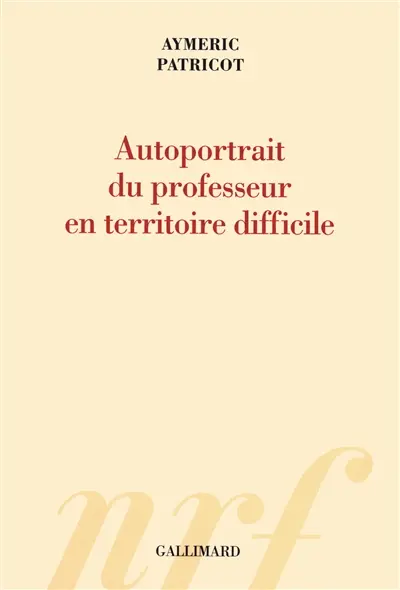 Autoportrait du professeur en territoire difficile