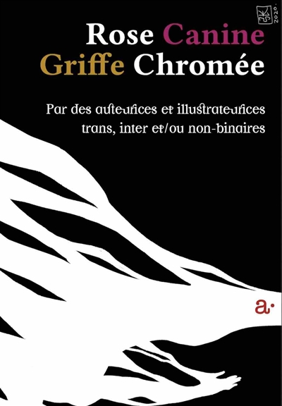 Rose canine griffe chromée