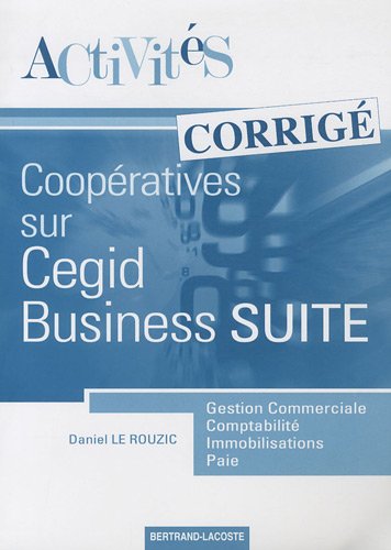 Coopératives sur Cegid Business SUITE : livre du professeur