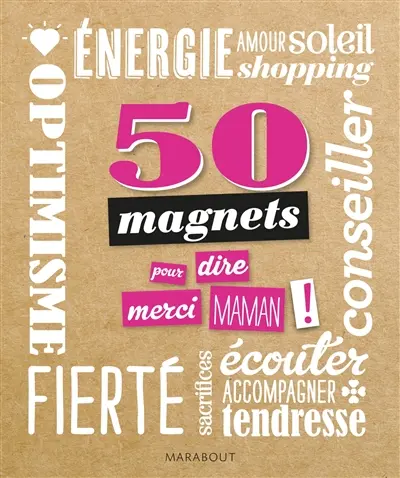 50 magnets pour dire merci maman !
