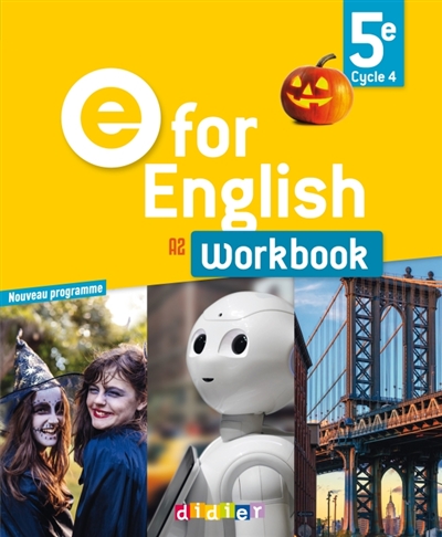 E for English 5e, cycle 4,...