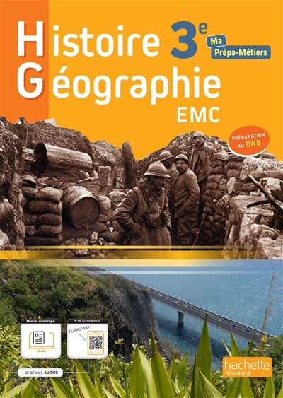 Histoire géographie EMC 3e : préparation au DNB
