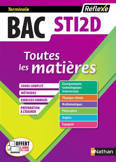 Bac STI2D terminale : toutes les matières
