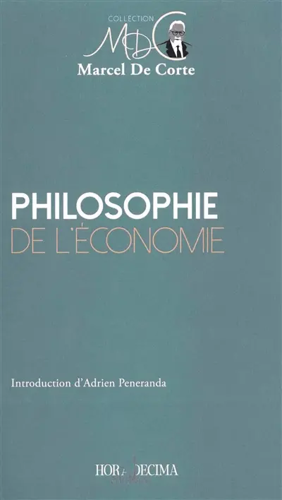 Philosophie de l'économie