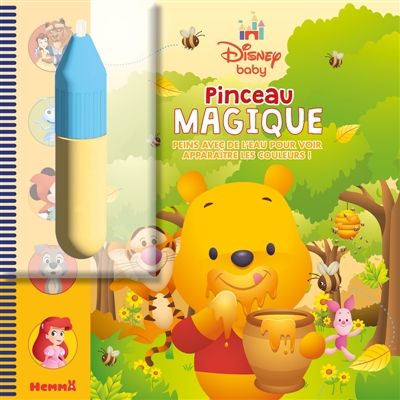 Disney Baby : Pinceau magique (Winnie) : Peins avec de l'eau pour voir apparaître les couleurs !