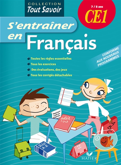S'entraîner en français CE1, 7-8 ans