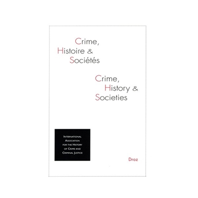 Crime, histoire et sociétés, n° 2 (2019)