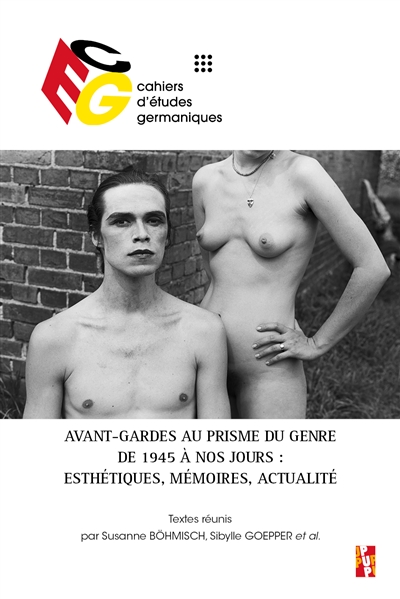 Cahiers d'études germaniques, n° 88. Avant-gardes au prisme du genre de 1945 à nos jours : esthétiques, mémoires, actualité