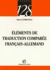 Eléments de traduction comparée français-allemand