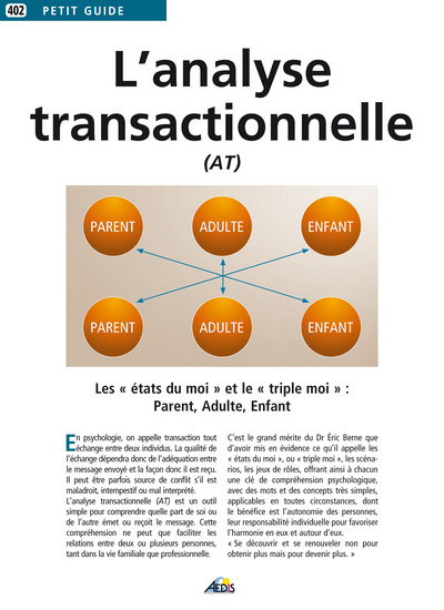 L'analyse transactionnelle...