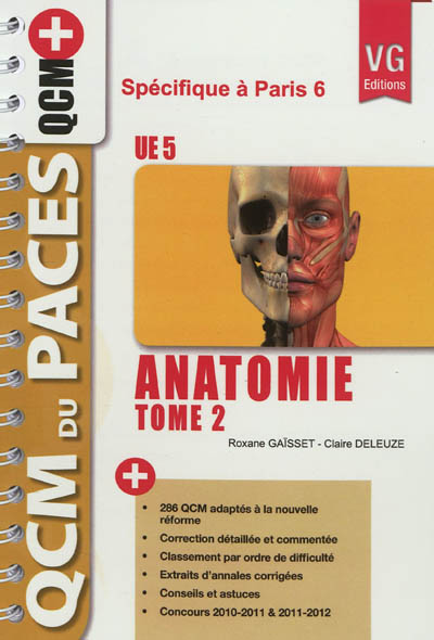 Anatomie UE5 : spécifique à Paris 6. Vol. 2