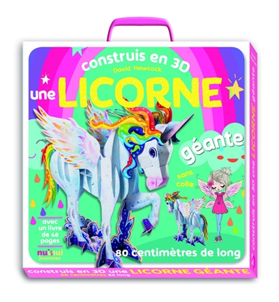 Construis en 3D une licorne géante