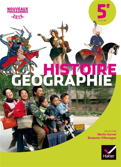 Histoire-géographie 5e, cycle 4 : nouveaux programmes 2016