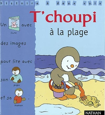 t'choupi à la plage