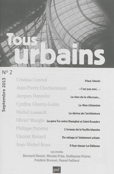 Tous urbains, n° 2 (2013)