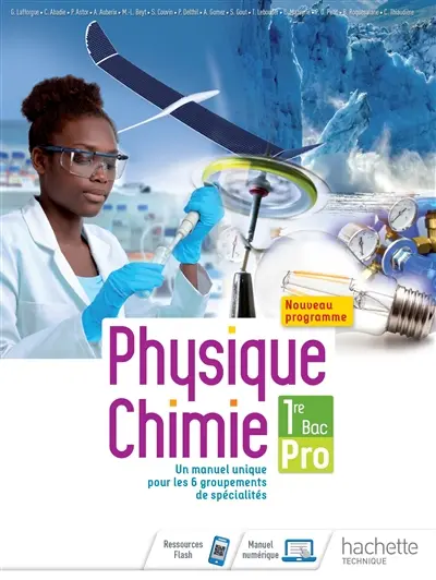 Physique chimie 1re bac pro : nouveau programme