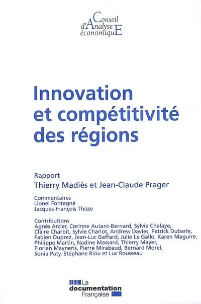 Innovation et compétitivité des régions