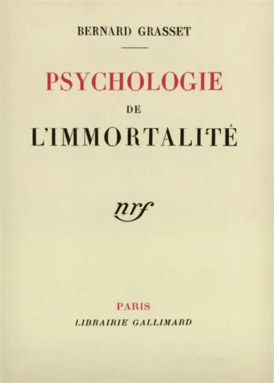 Psychologie de l'immortalité