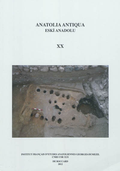 Anatolia antiqua = Eski Anadolu, n° 20