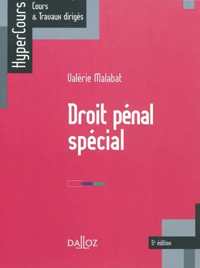 Droit pénal spécial