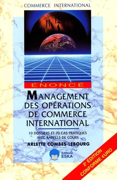 Management des opérations de commerce international : énoncé