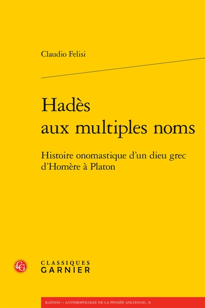 Hadès aux multiples noms :...