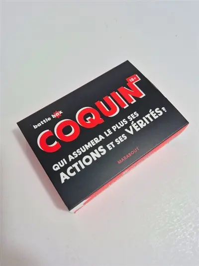 Battle box Coquin (18+) : Qui assumera le plus ses actions et ses vérités ?