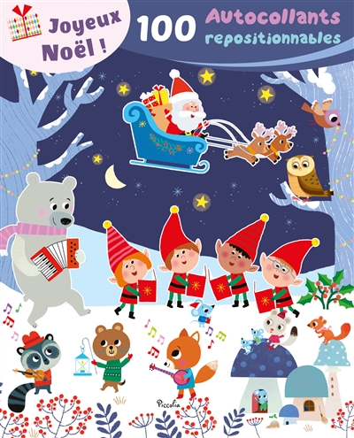 Joyeux Noël ! : 100 autocollants repositionnables