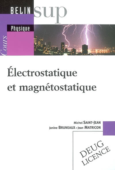 Électrostatique et magnétostatique : cours
