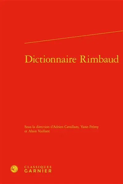 Dictionnaire Rimbaud