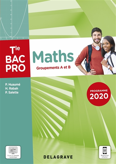 Maths terminale bac pro, groupements A et B