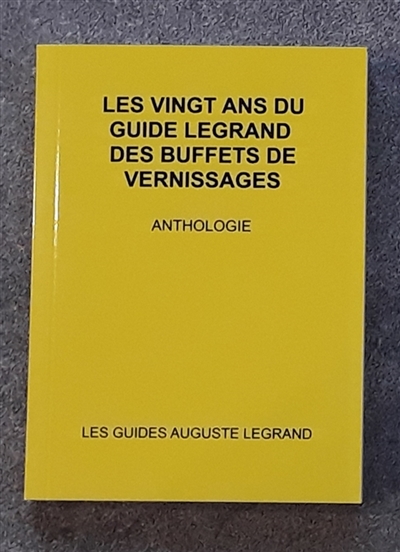 LES VINGT ANS DU GUIDE...