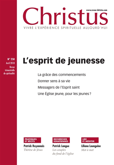 christus, n° 258. l'esprit de jeunesse