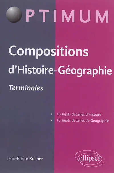 Compositions d'histoire géographie : terminales