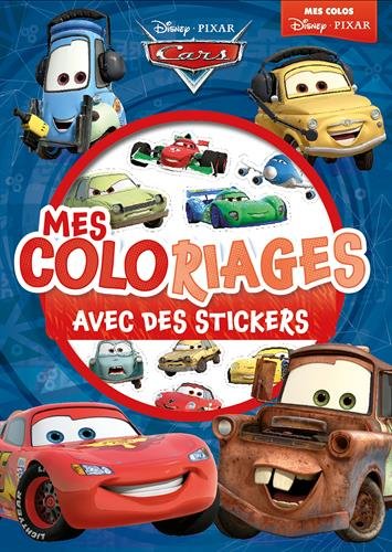 Cars : mes coloriages avec des stickers