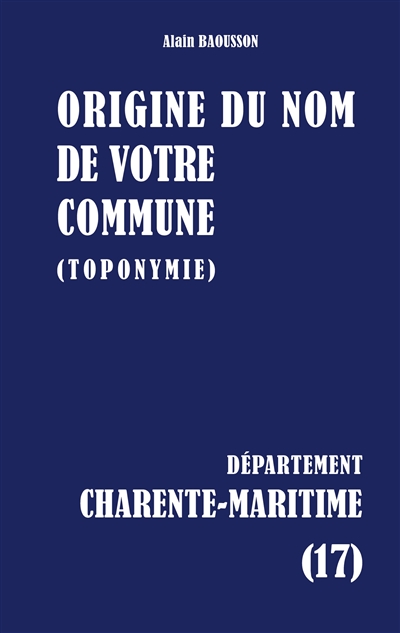 Origine du nom de votre...