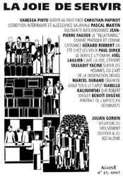 Agone, n° 37. La joie de servir